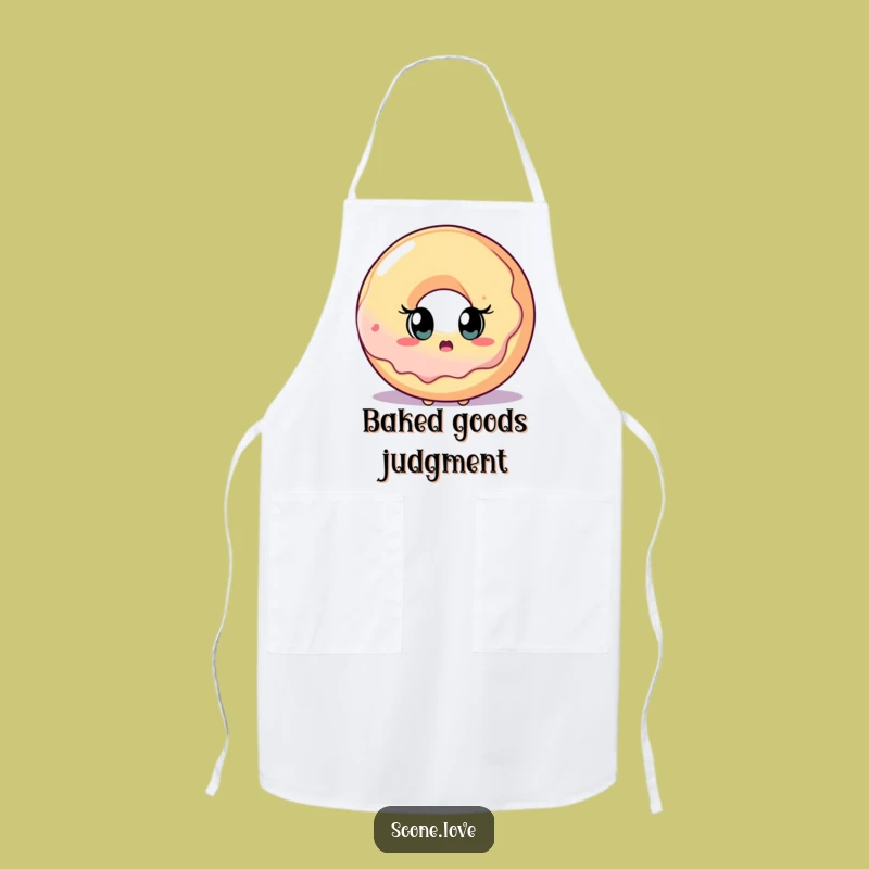 Funny Scone Donut Shock Apron: Cook with Comedy and Sweet Style