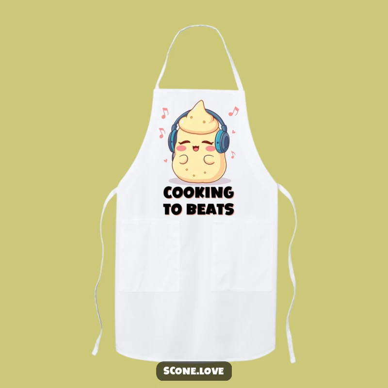 Funny Groovy Scone Apron: Cook to the Rhythm - A Fun Funny Gift