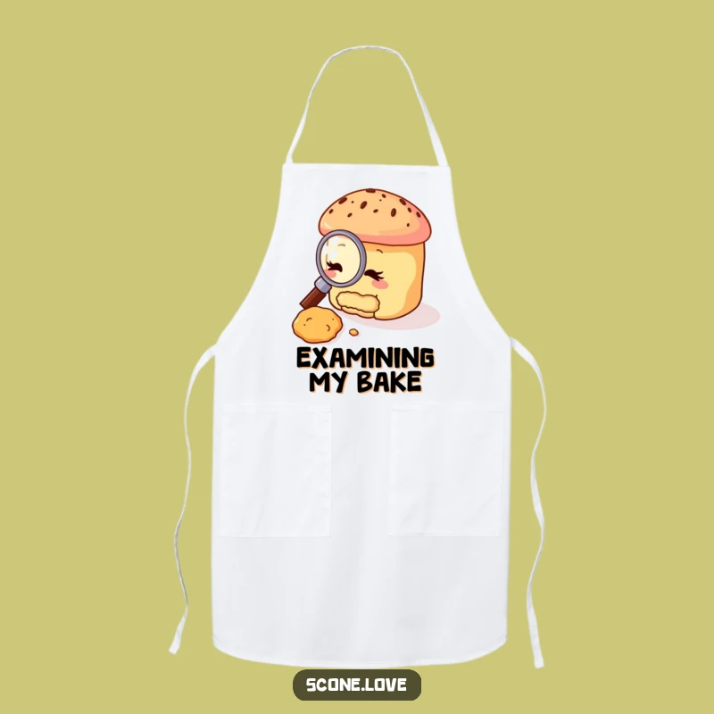 Funny Scone Detective Apron: Bake with Whimsy, Hilarious Funny Gift for Cooks