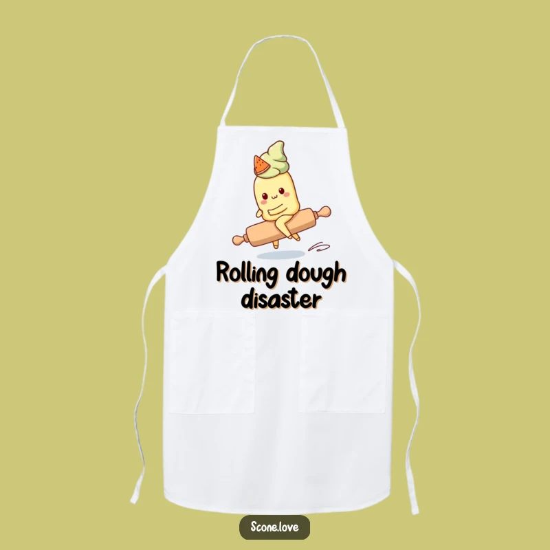Funny Kawaii Scone Apron: Cook with Cute Chaos and Protection
