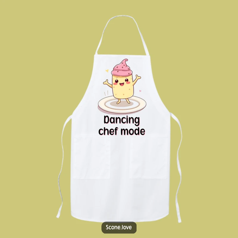 Funny Scone Happy Dance Apron: Baker's Joy Funny Gift