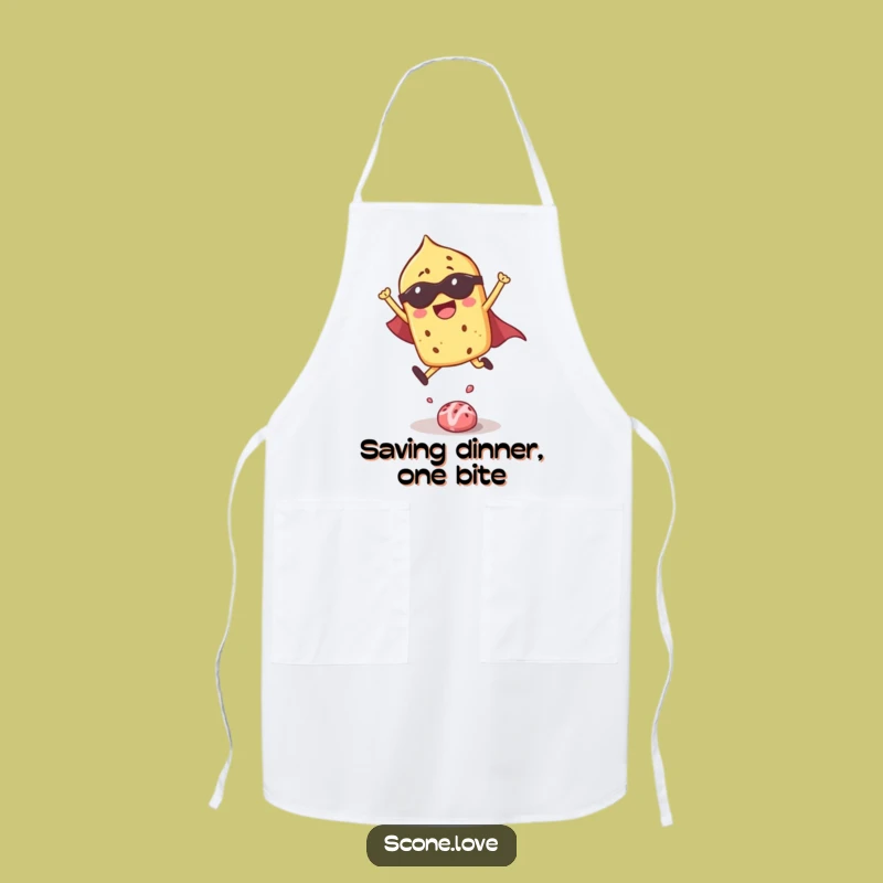 Funny Superhero Scone Apron: Cook with Joy and Superhero Funny Flair