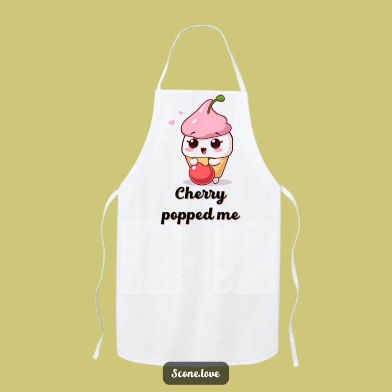 Funny Surprised Scone Apron: Cook with Playful Protection and Humor