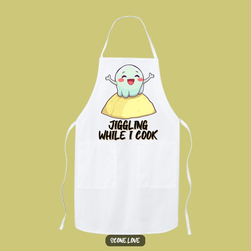 Funny Wobbly Jelly Apron - Hilarious Kitchen Accessory for Dessert Makers
