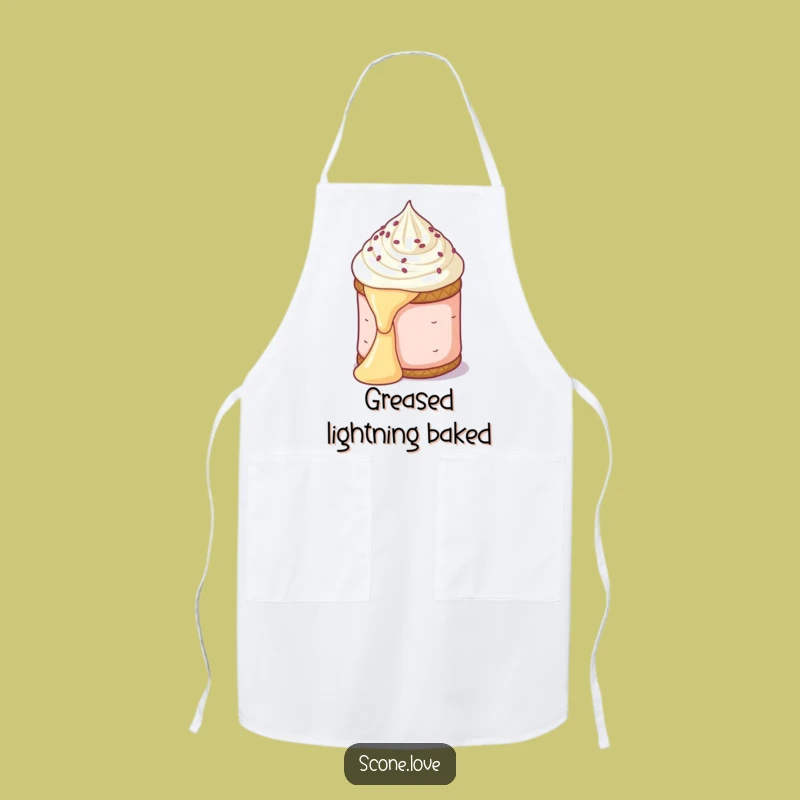 Funny Scone Butter Slide Apron - Hilarious Baking Protection, Ideal Funny Gift