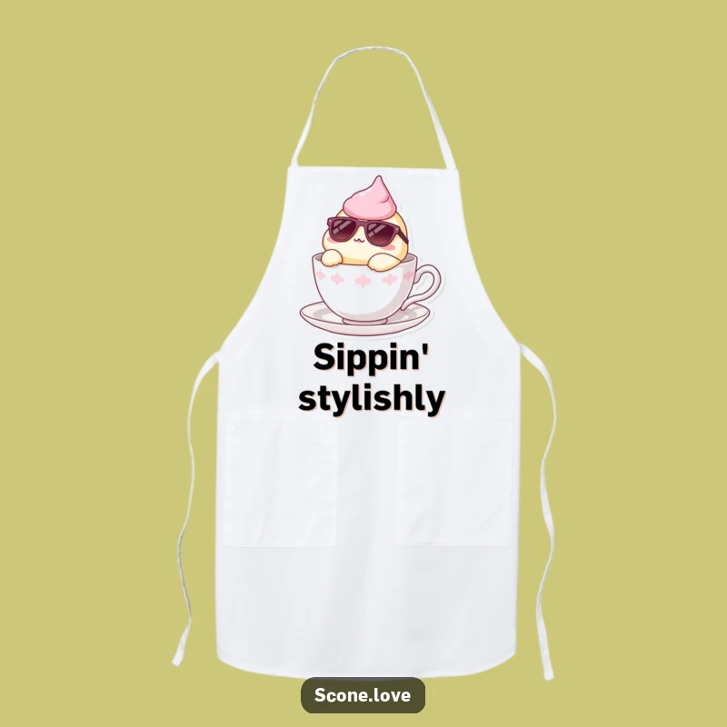 Funny Scone Cool Lounger Apron - Stylish Kitchen Wear, Ideal Funny Gift