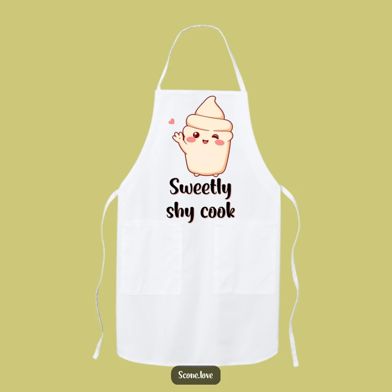 Funny Shy Scone Apron: Add Sweetness to Your Kitchen - A Cute Funny Gift