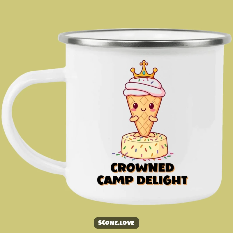 Durable Funny Royal Scone Camping Mug - Outdoor Pastry Gift