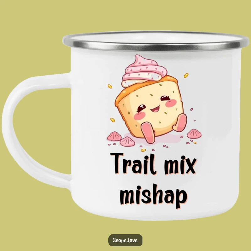 Funny Tripping Scone Camping Mug: Adventure-Ready Laughs, Perfect Funny Gift