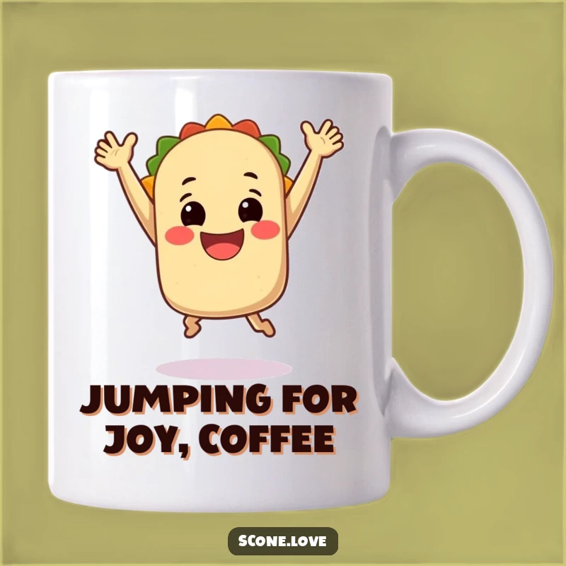 Funny Jumping Taco Mug: Fiesta Fun Guaranteed, Perfect Funny Gift for Mexican Food Lovers!
