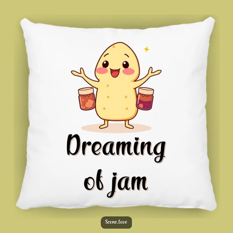 Funny Scone Jam Juggling Pillow - Comfy Baking Trick Cushion, Perfect Funny Gift