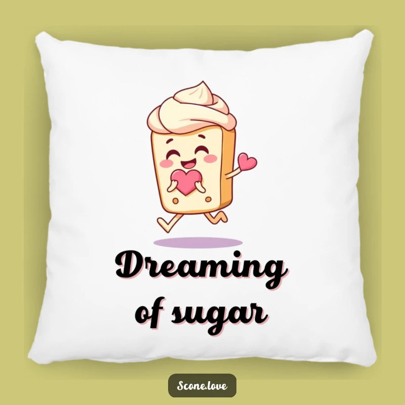 Soft Scone Love Pillow: Cozy Pastry Cushion for Sweet Comfort