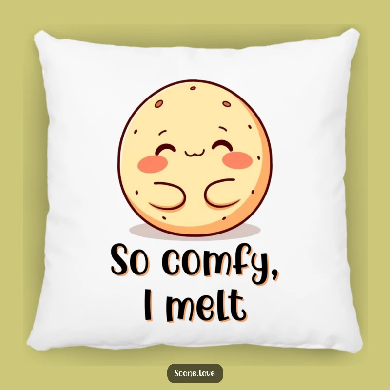 Funny Melting Donut Pillow - Cozy Cushion for Sweet Dreams and Comfort