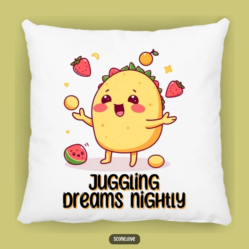 Funny Taco Pillow: Playful Comfort for Your Fiesta Space
