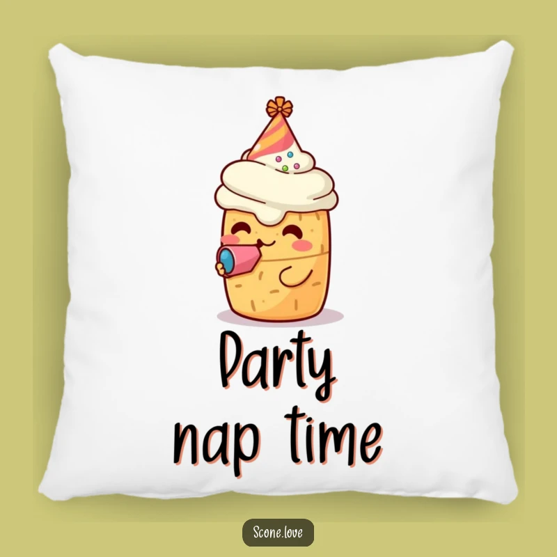 Funny Scone Party Pillow: Soft Celebration Funny Gift