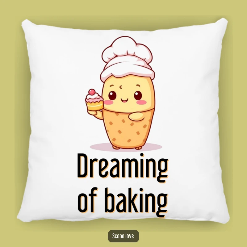 Soft Funny Kawaii Scone Chef Pillow: Cozy Comfort, A Delightful Scone Gift