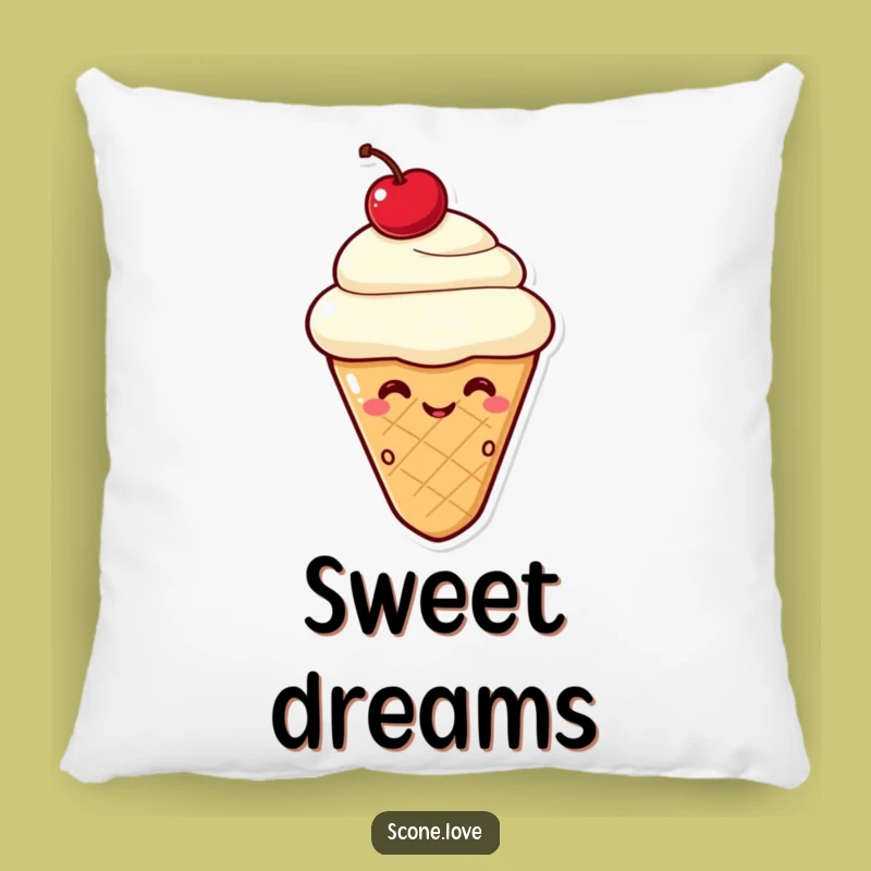 Soft Funny Kawaii Scone Wink Pillow: Cozy and Cheeky, A Sweet Scone Gift