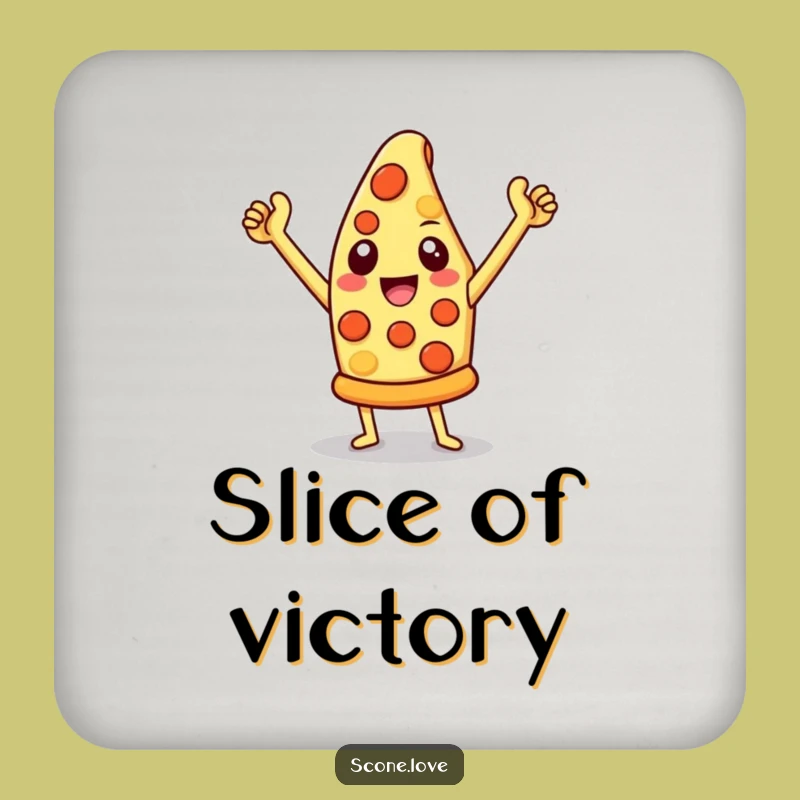 Funny Pizza Coasters: Protect Surfaces with Cheesy Flair