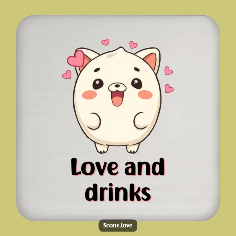 Funny Beaming Scone Coasters: Protect Surfaces with Sweet Humor