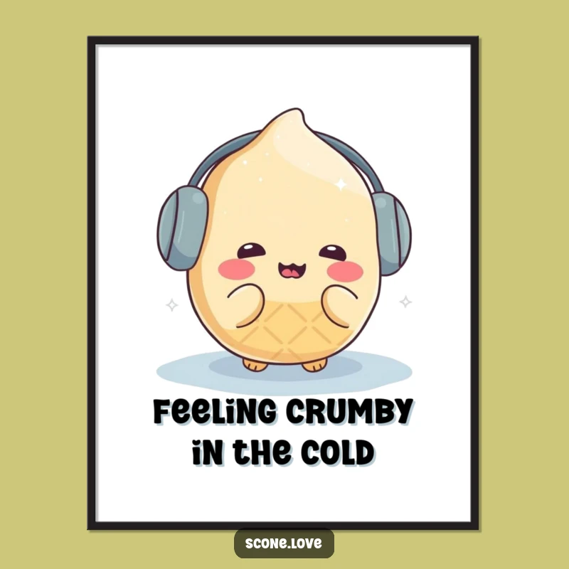 Free Printable Wall Art: Chilly Scone - Humorous Downloadable Decor!