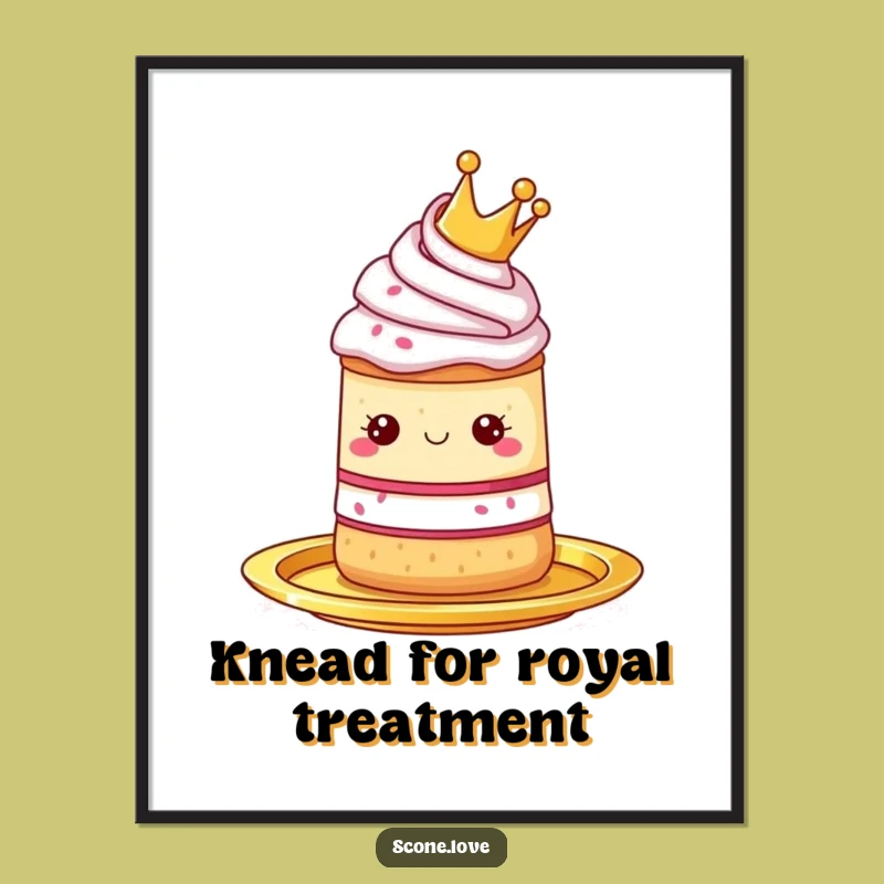 Free Printable Wall Art: Royal Scone Rules the Decor