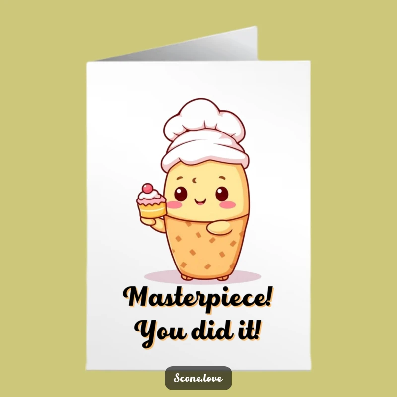 Free Printable Chef Scone Card: Hilarious Downloadable Gift for Culinary Achievements