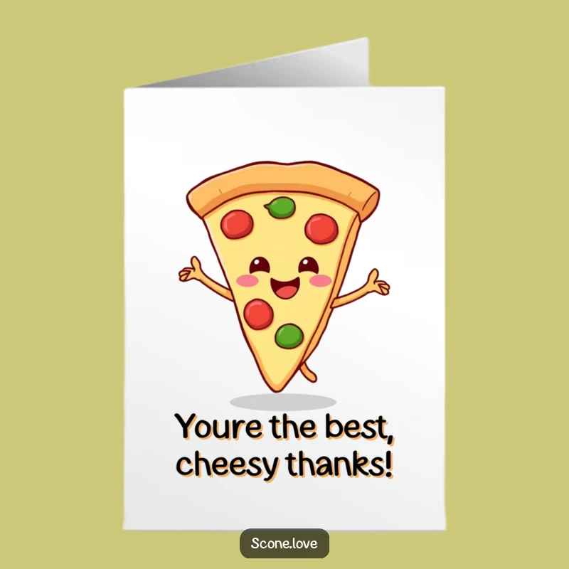 Free Printable Thank You Card: Pizza Dance for a Delicious Downloadable Gift