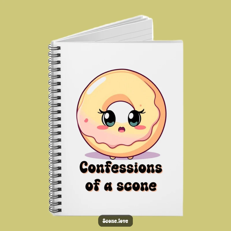 Funny Scone Donut Surprise Notebook: Jot Down Ideas with Hilarious Flair