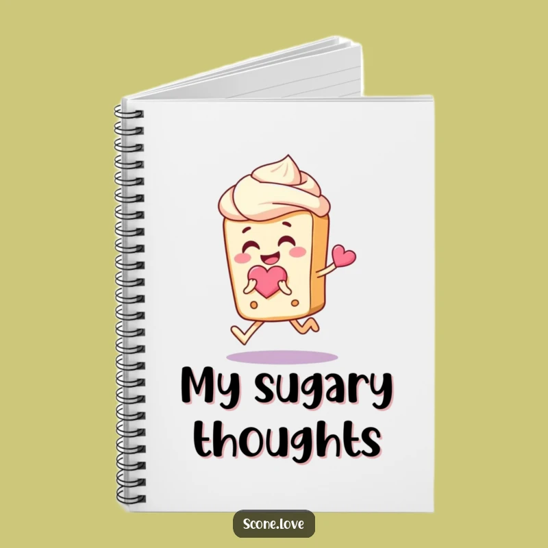 Funny Scone Love Notebook: Jot Down Sweet Ideas