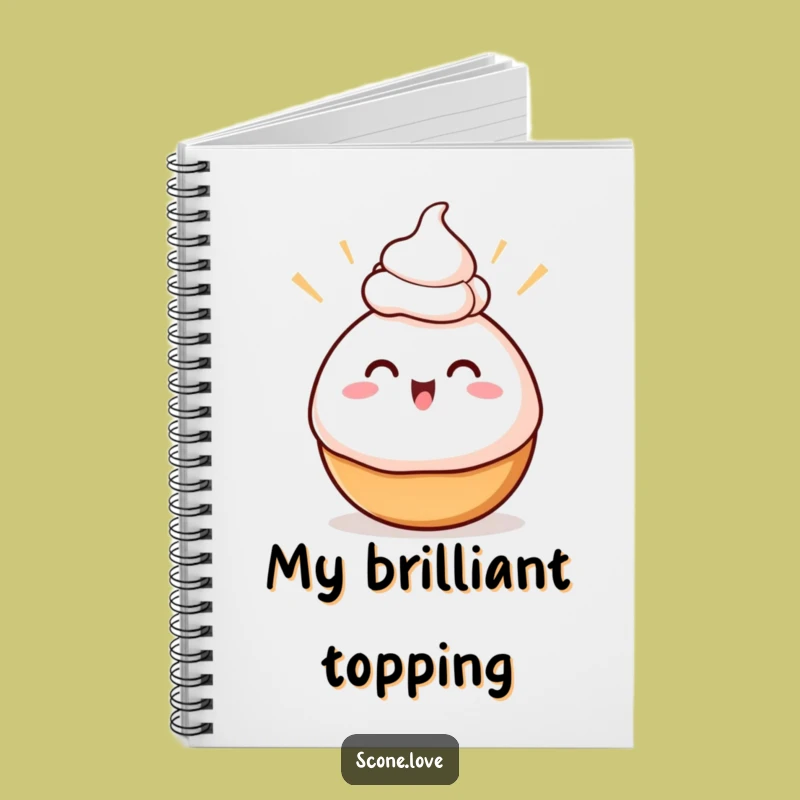 Funny Swirly Treat Notebook Jot Down Sweet Ideas With Flair