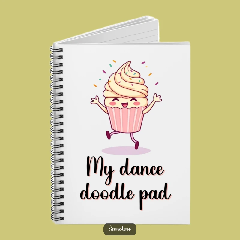Funny Cupcake Jig Notebook: Jot Sprinkle Flying Ideas, Ideal Funny Gift!