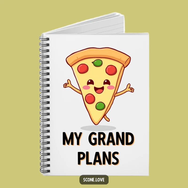 Funny Pizza Dance Notebook - Hilarious Journal for Foodie Thoughts