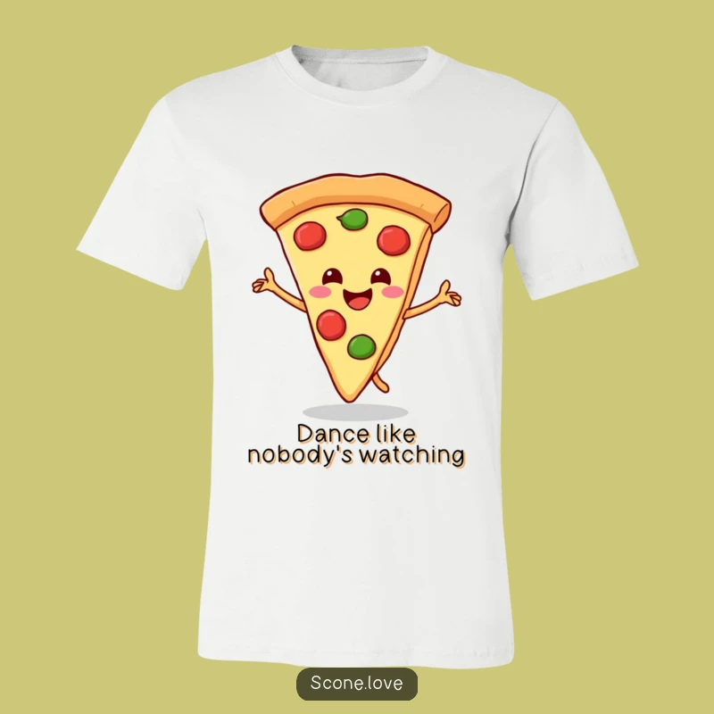 Funny Pizza Dance T-Shirt - Hilarious Foodie Tee for Party Starters