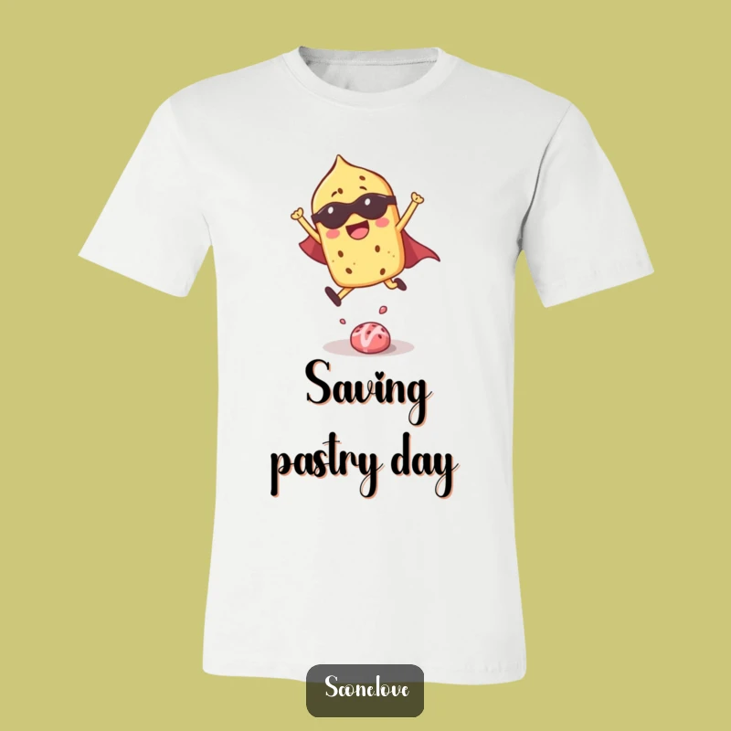 Funny Superhero Scone T-Shirt: Leap into Fun with This Awesome Funny Gift