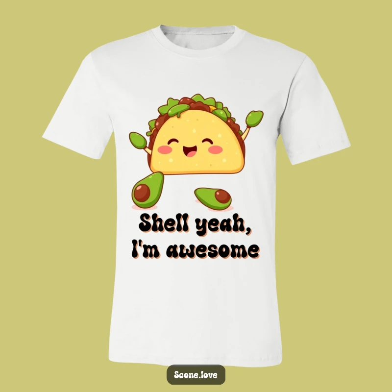 Funny Taco Avocado Juggling T-Shirt - Hilarious Foodie Tee