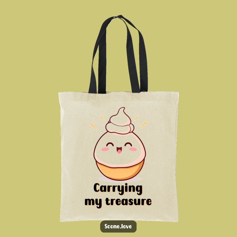 Funny Swirly Treat Tote Bag Carry Your Sweetness Everywhere
