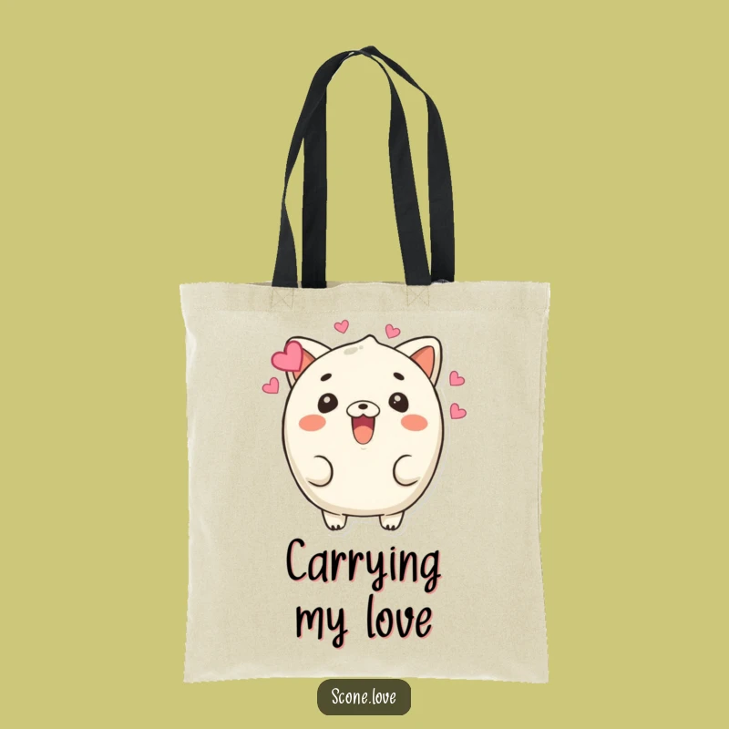 Funny Beaming Scone Tote Bag: Carry Your Love and Essentials with Style