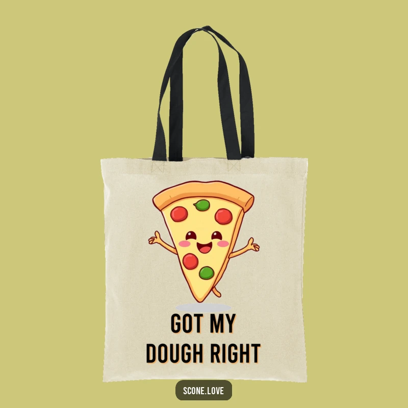 Funny Pizza Dance Tote Bag - Stylish & Hilarious Carry-All for Foodies