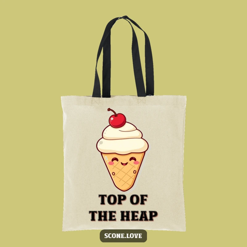 Funny Kawaii Scone Wink Tote Bag: Carry Your Charm, A Chic Scone Accessory Gift